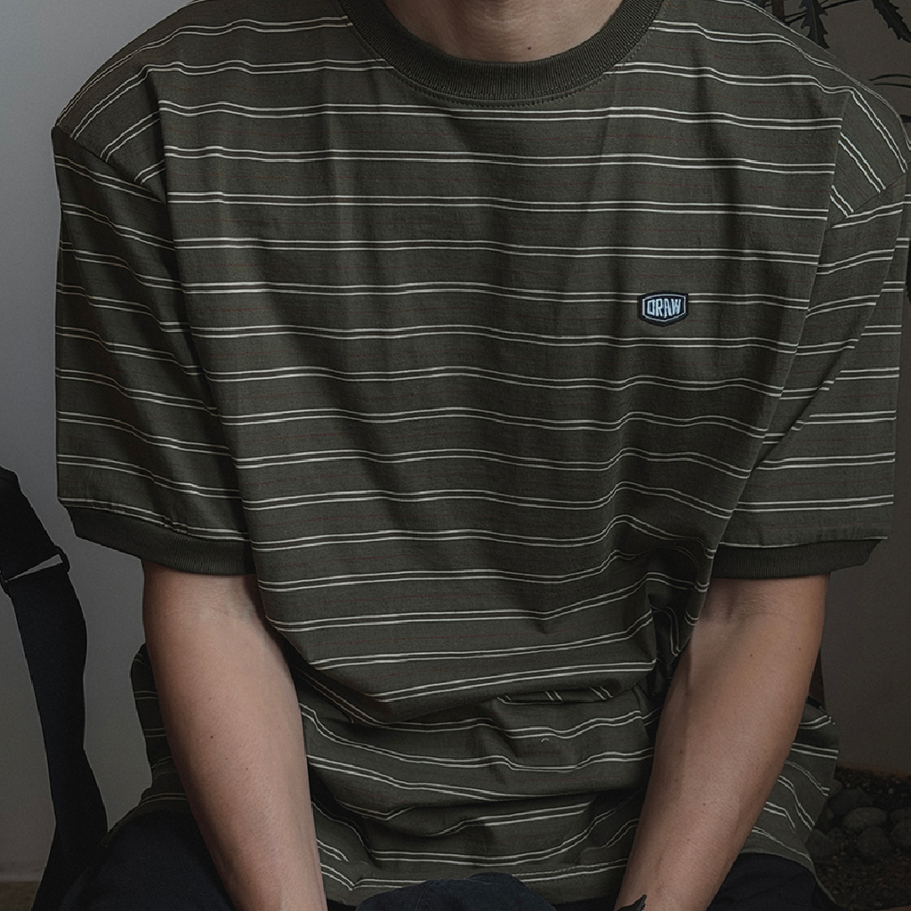 細條紋 Oversize Tee Striped Daily Tee