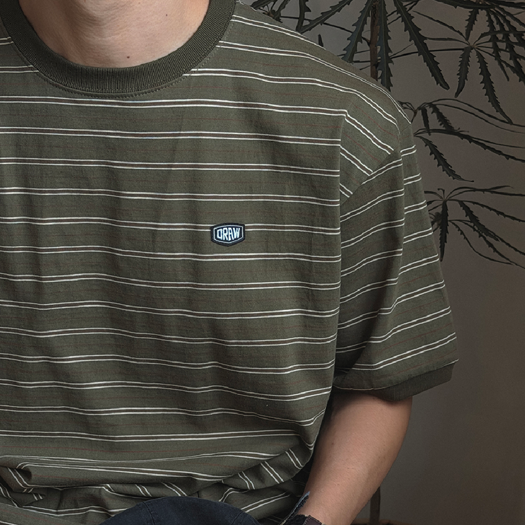 細條紋 Oversize Tee Striped Daily Tee