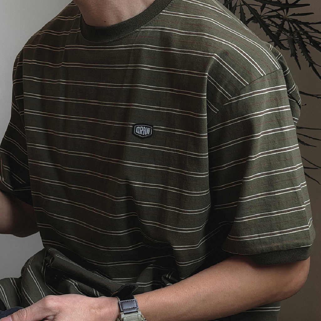細條紋 Oversize Tee Striped Daily Tee