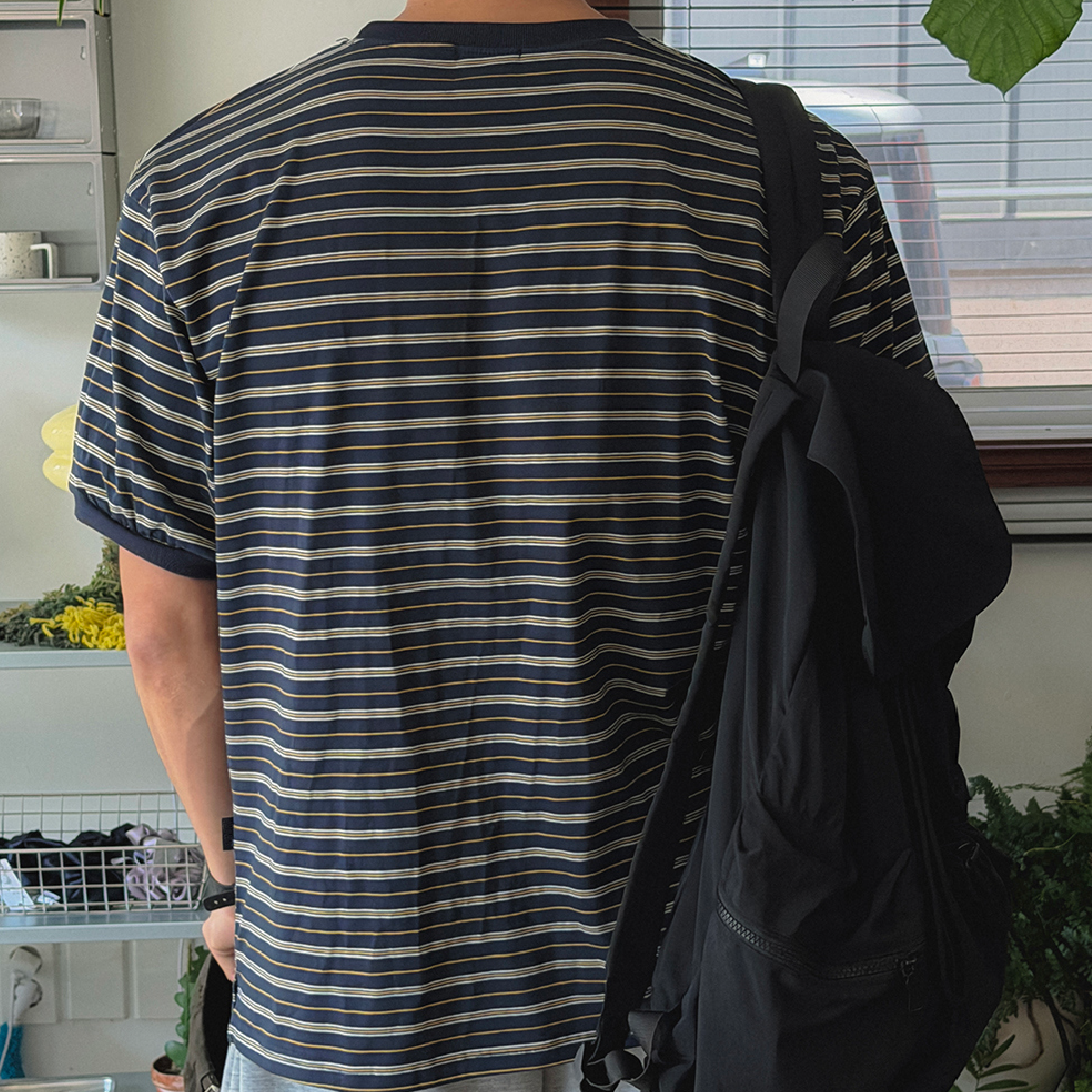 細條紋 Oversize Tee Striped Daily Tee