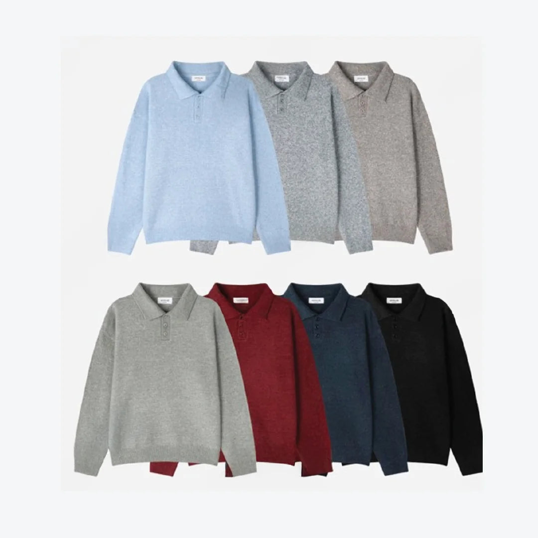 柔感针織Polo上衣 Soft Touch Knit Polo - 圖 2