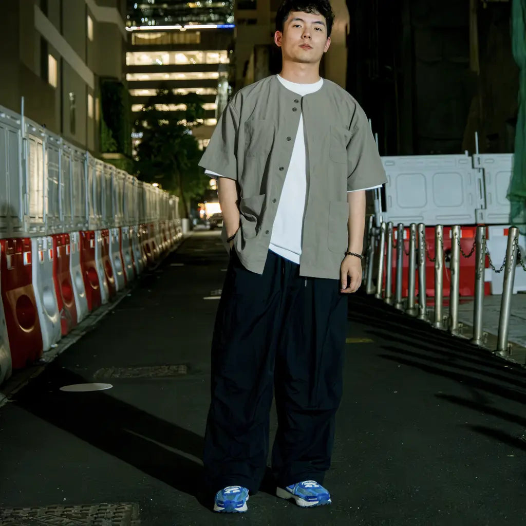 尼龍基本闊褲 Nylon Balloon Pants