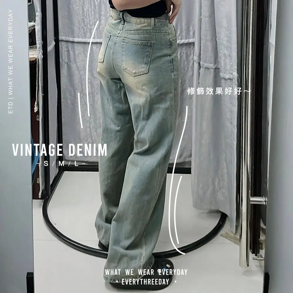 \ 超人氣 // 復古洗水牛仔褲 Vintage Denim