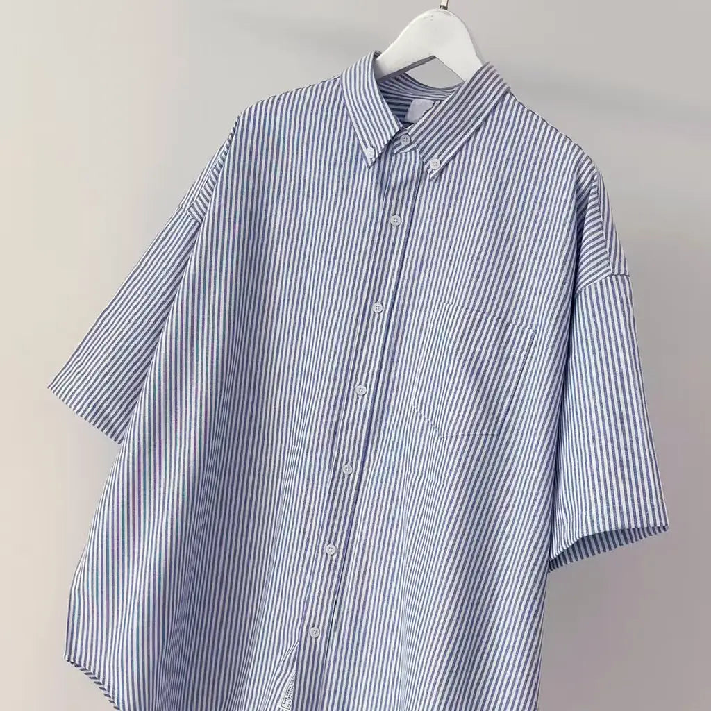 條紋寬鬆恤衫 Striped Loose Shirt
