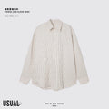 條紋長袖恤衫 Striped Long-Sleeve Shirt - 圖 1