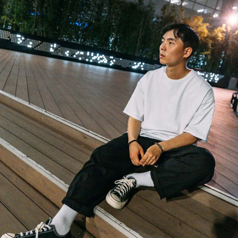 明線棉質T恤 Contrast Stitch T-shirt