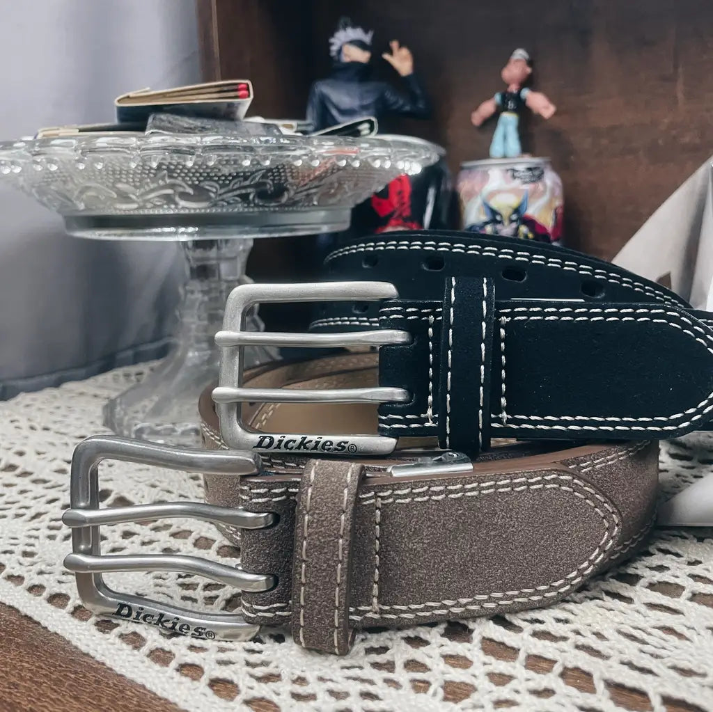 Dickies 仿麂皮雙孔皮帶 Suede Double Hole Belt