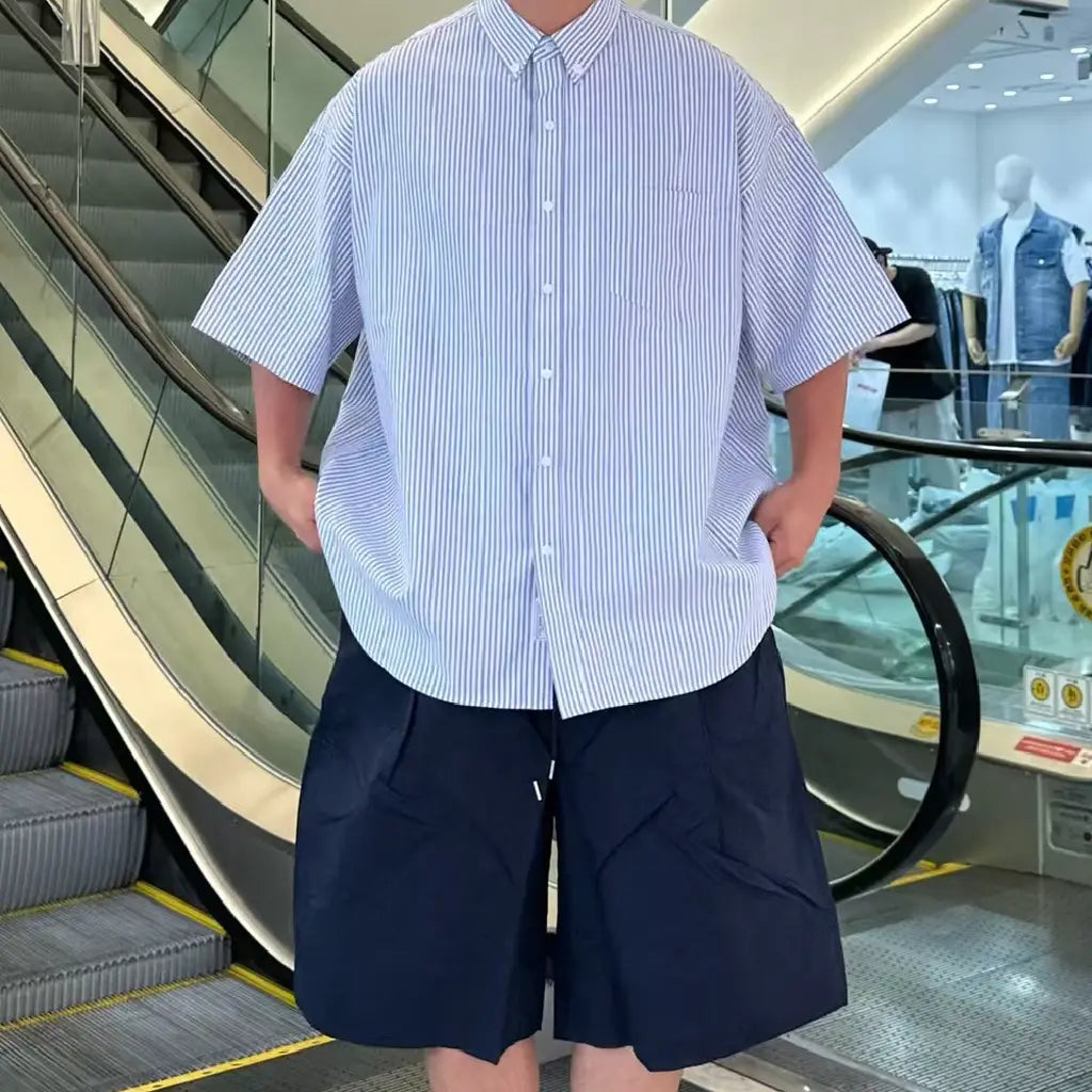 條紋寬鬆恤衫 Striped Loose Shirt