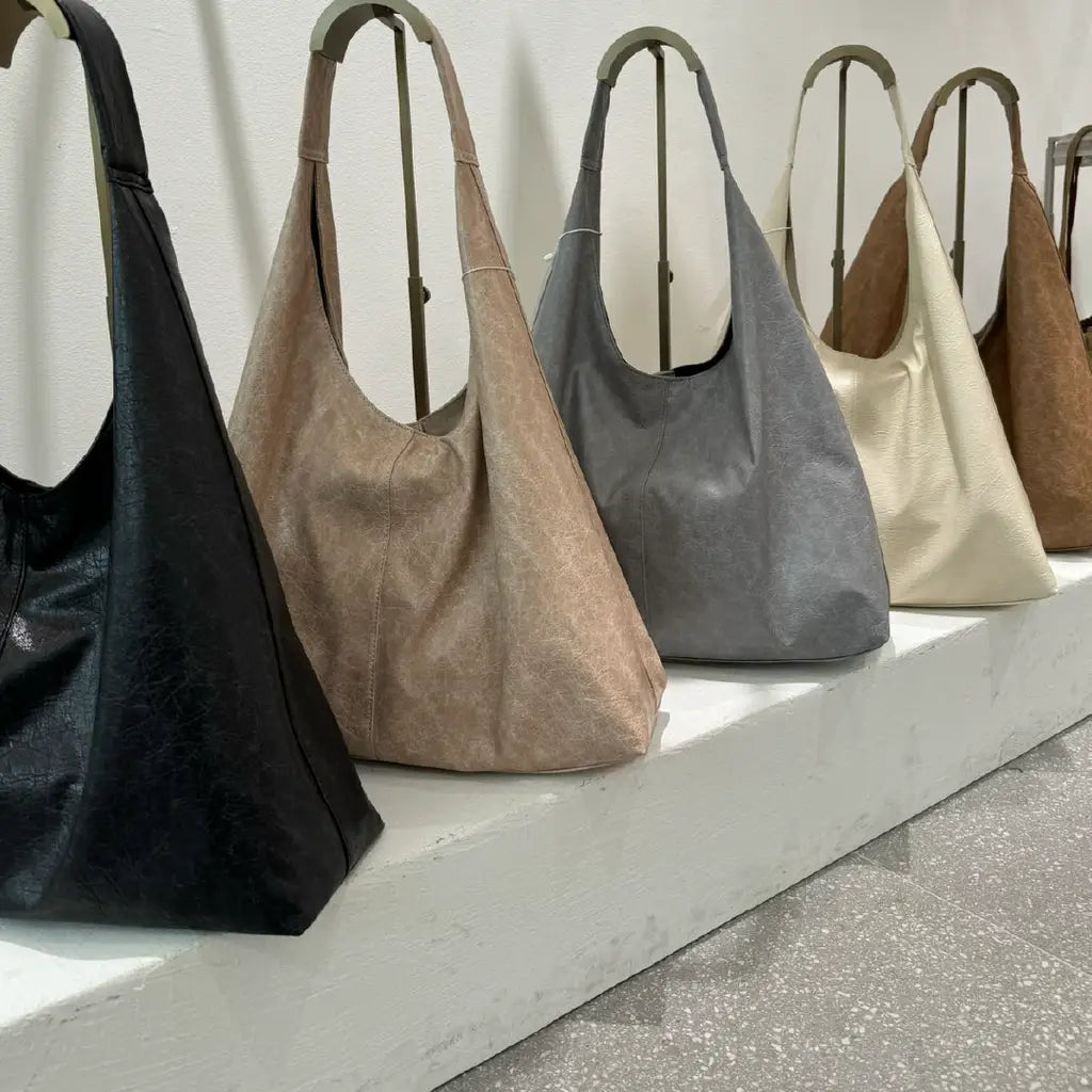 Leather Hobo Bag 軟皮流浪包