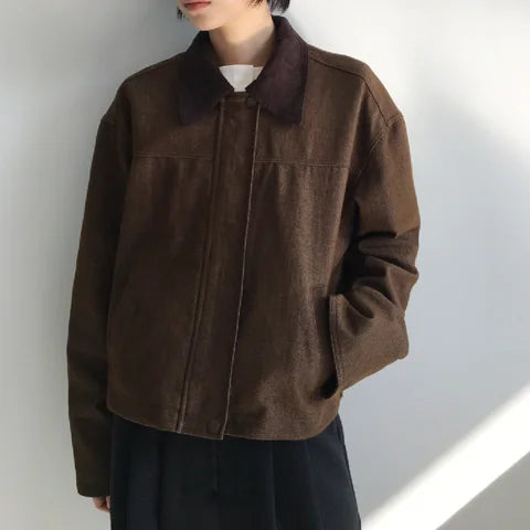 短版簡約外套 Minimal Short Jacket