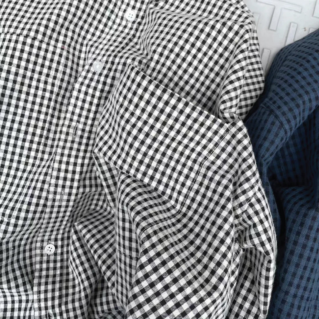 短版方格襯衫 Cropped Check Shirt - 圖 2