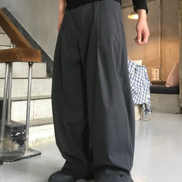 兩摺闊身西褲 Two Tuck Wide Pants