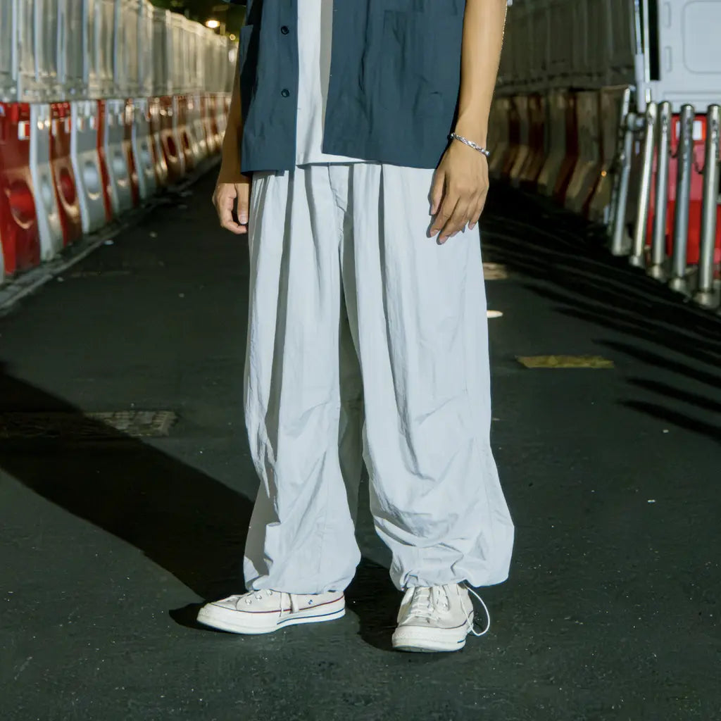 尼龍基本闊褲 Nylon Balloon Pants