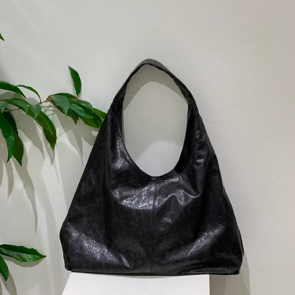 Leather Hobo Bag 軟皮流浪包