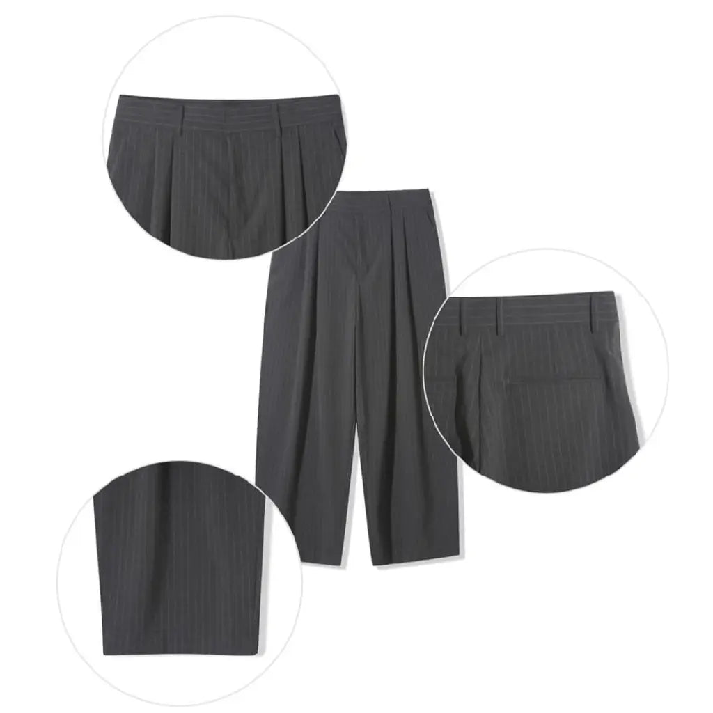 兩摺闊身西褲 Two Tuck Wide Pants