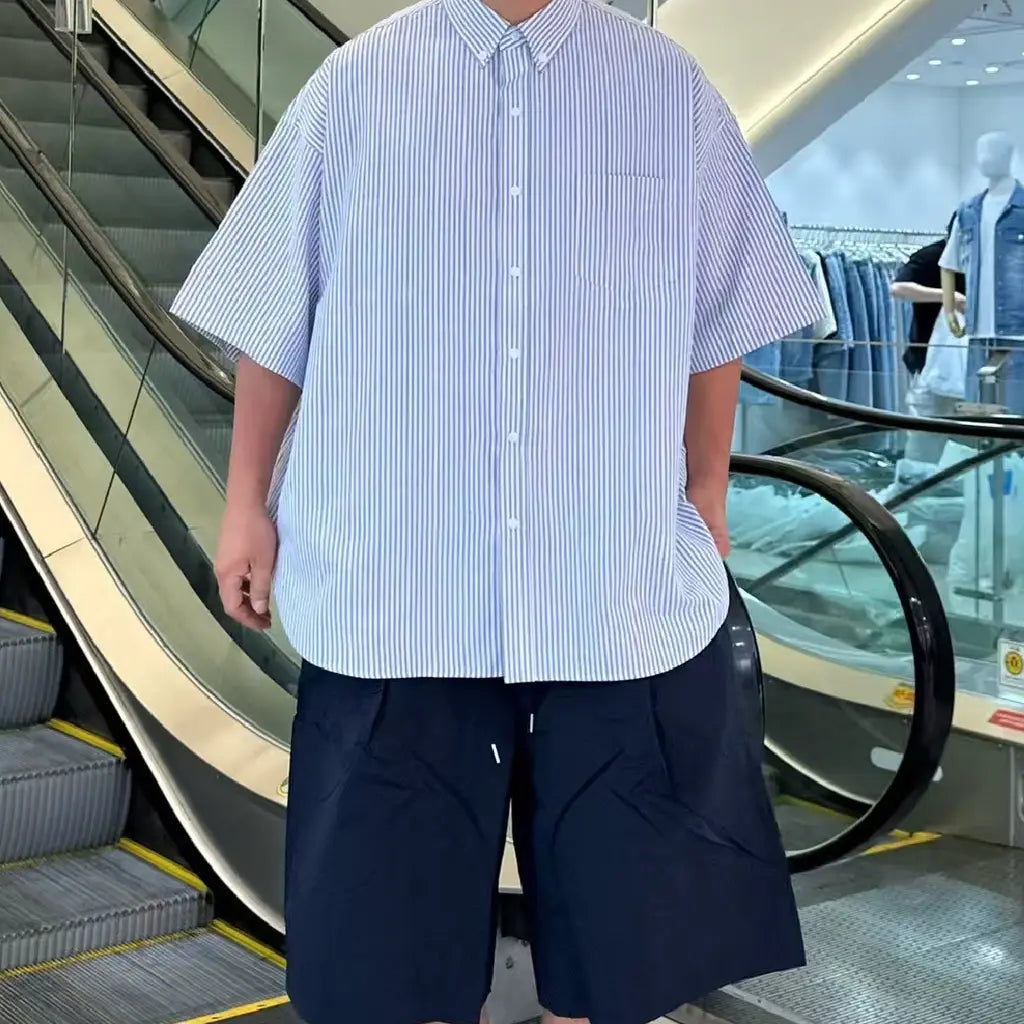 條紋寬鬆恤衫 Striped Loose Shirt
