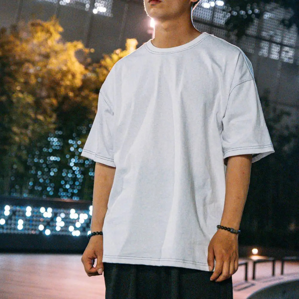 明線棉質T恤 Contrast Stitch T-shirt