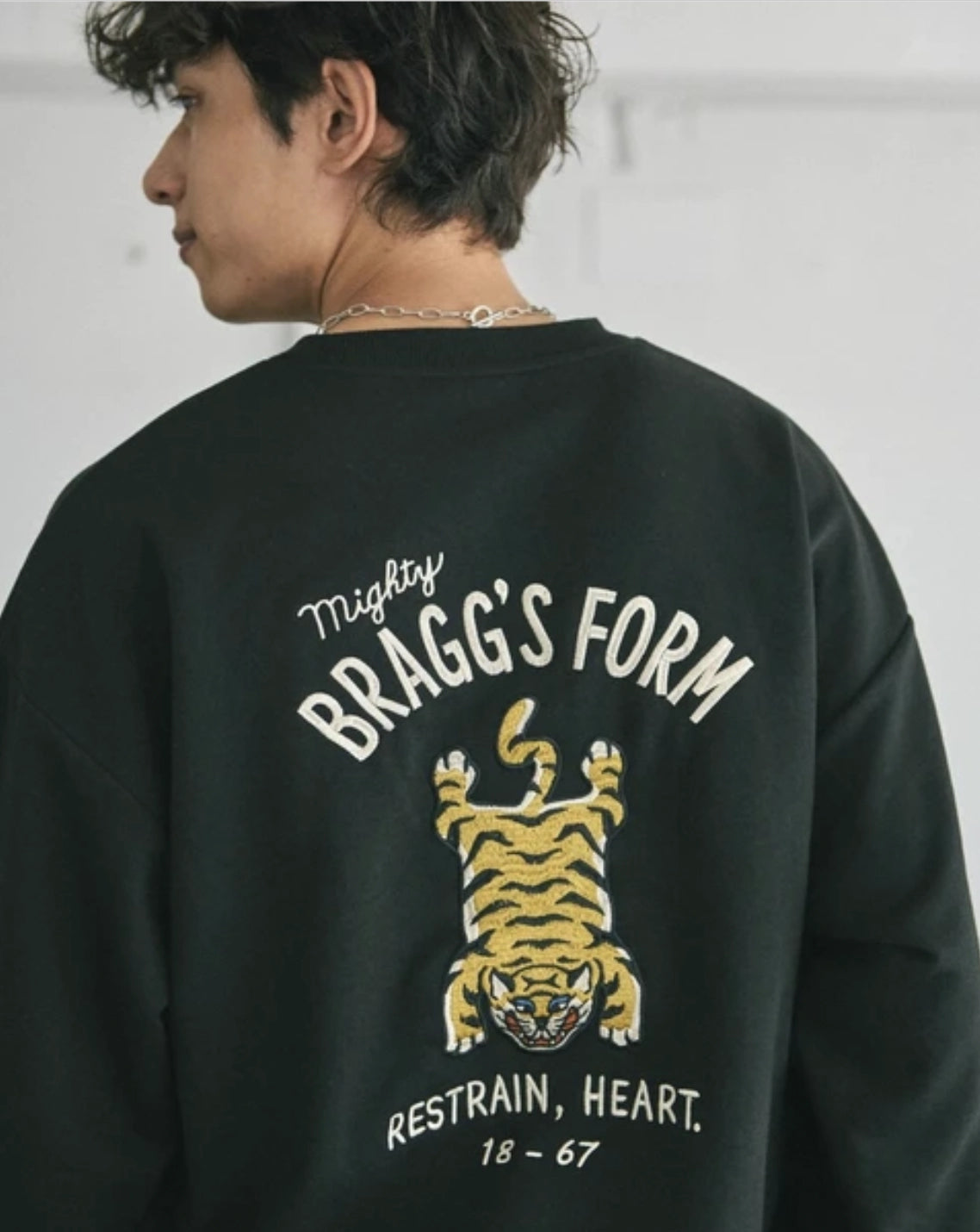 老虎刺繡衛衣 Tiger Embroidered Sweatshirt - 圖 3