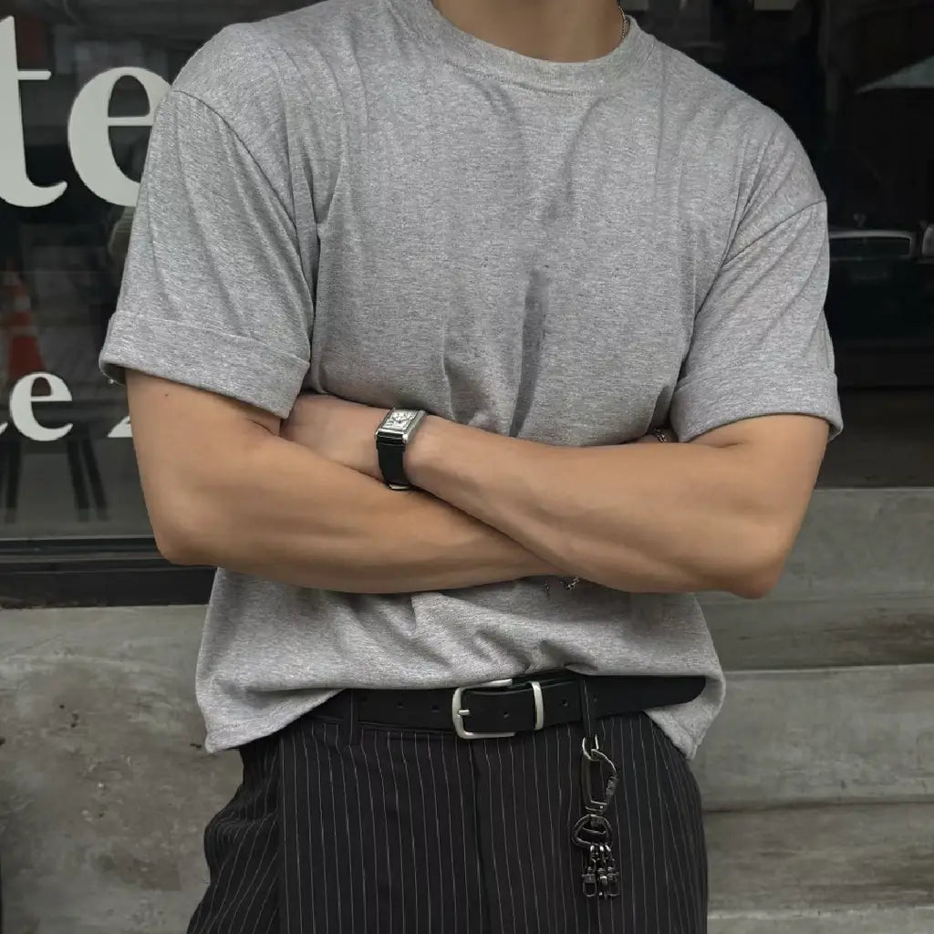 短版顯高純色T-shirt Cropped Lift T-shirt