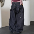 彎刀心型牛仔褲 Curved Heart Denim Pants