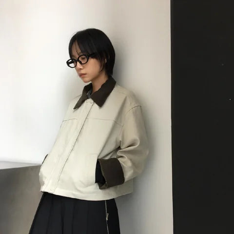短版簡約外套 Minimal Short Jacket