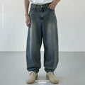 水洗錐形牛仔褲 Washed Barrel Jeans