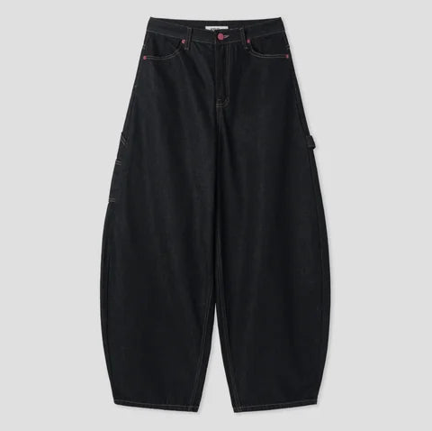 彎刀心型牛仔褲 Curved Heart Denim Pants