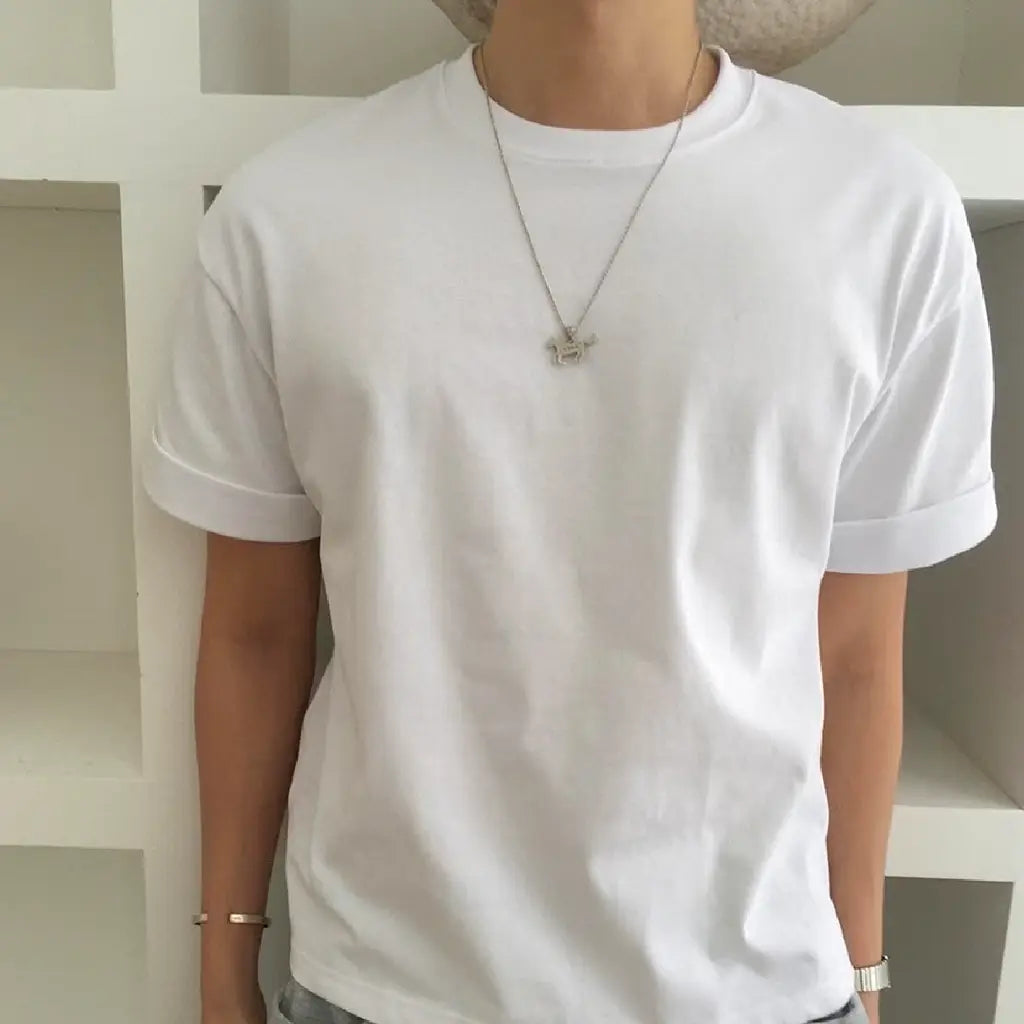 短版顯高純色T-shirt Cropped Lift T-shirt
