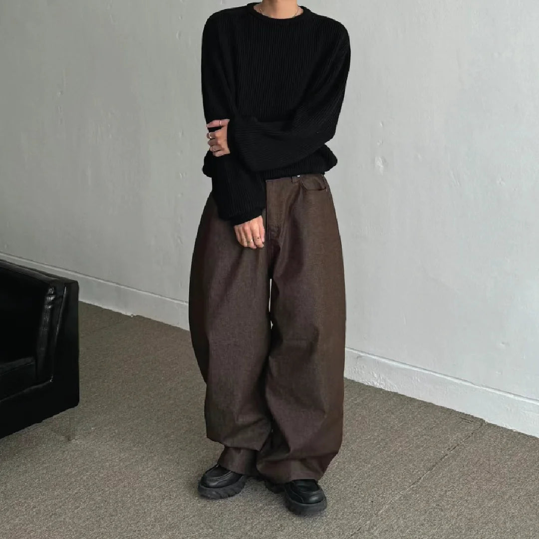 日常錐形牛仔褲 Daily Wide Tapered Denim - 圖 1