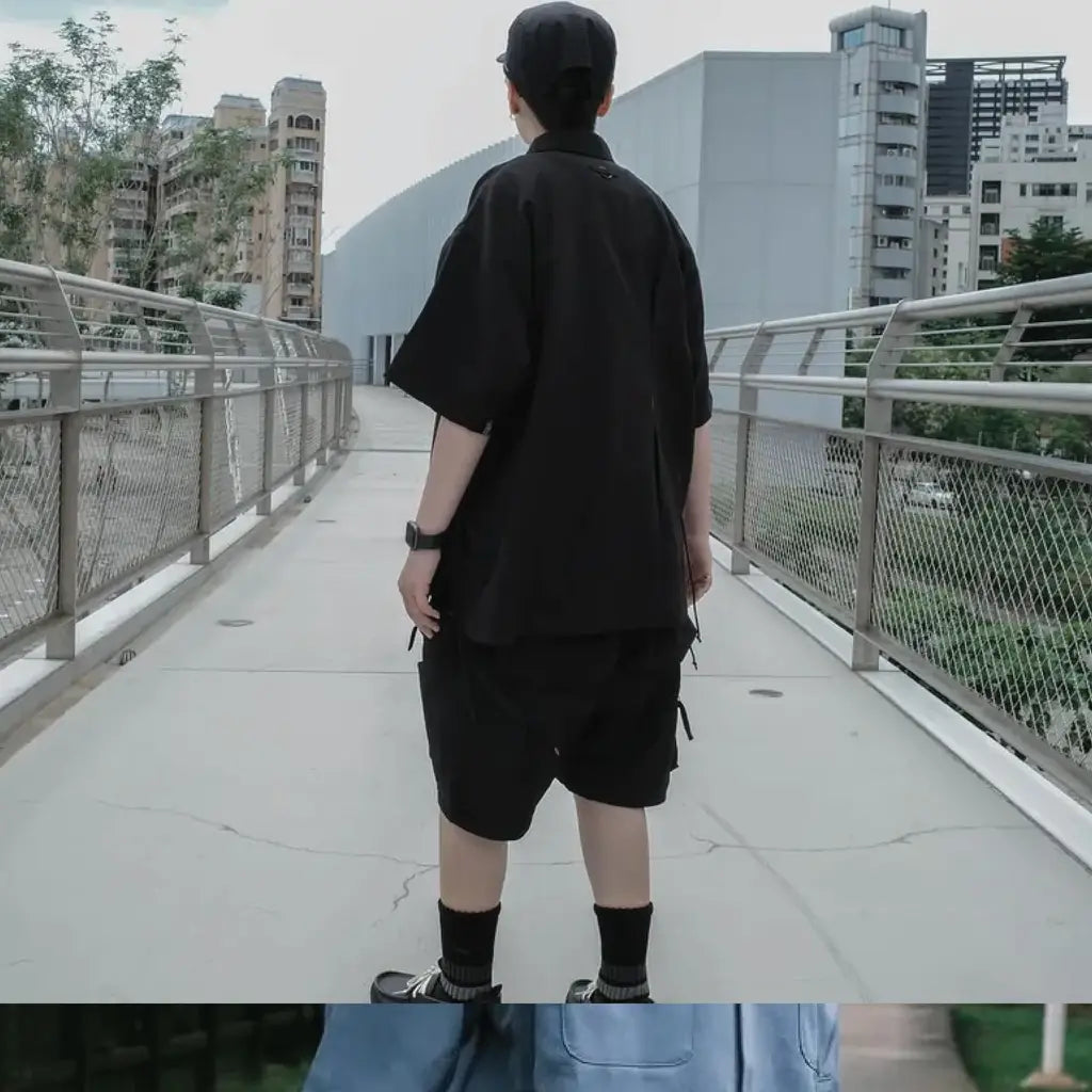 台灣Visual高品質機能素色襪｜經典橫紋泡泡【絔黑】