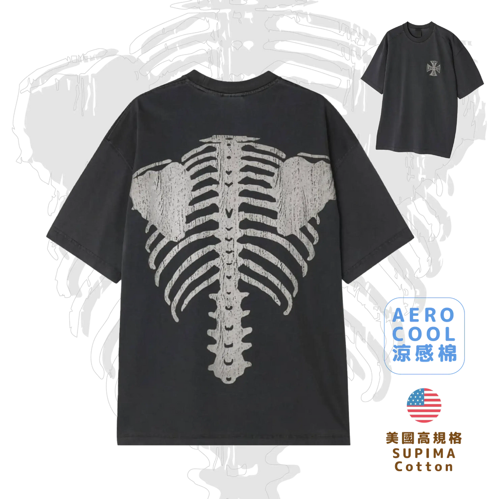 骷髅骨印花T恤 Skeleton Graphic Tee - 圖 1