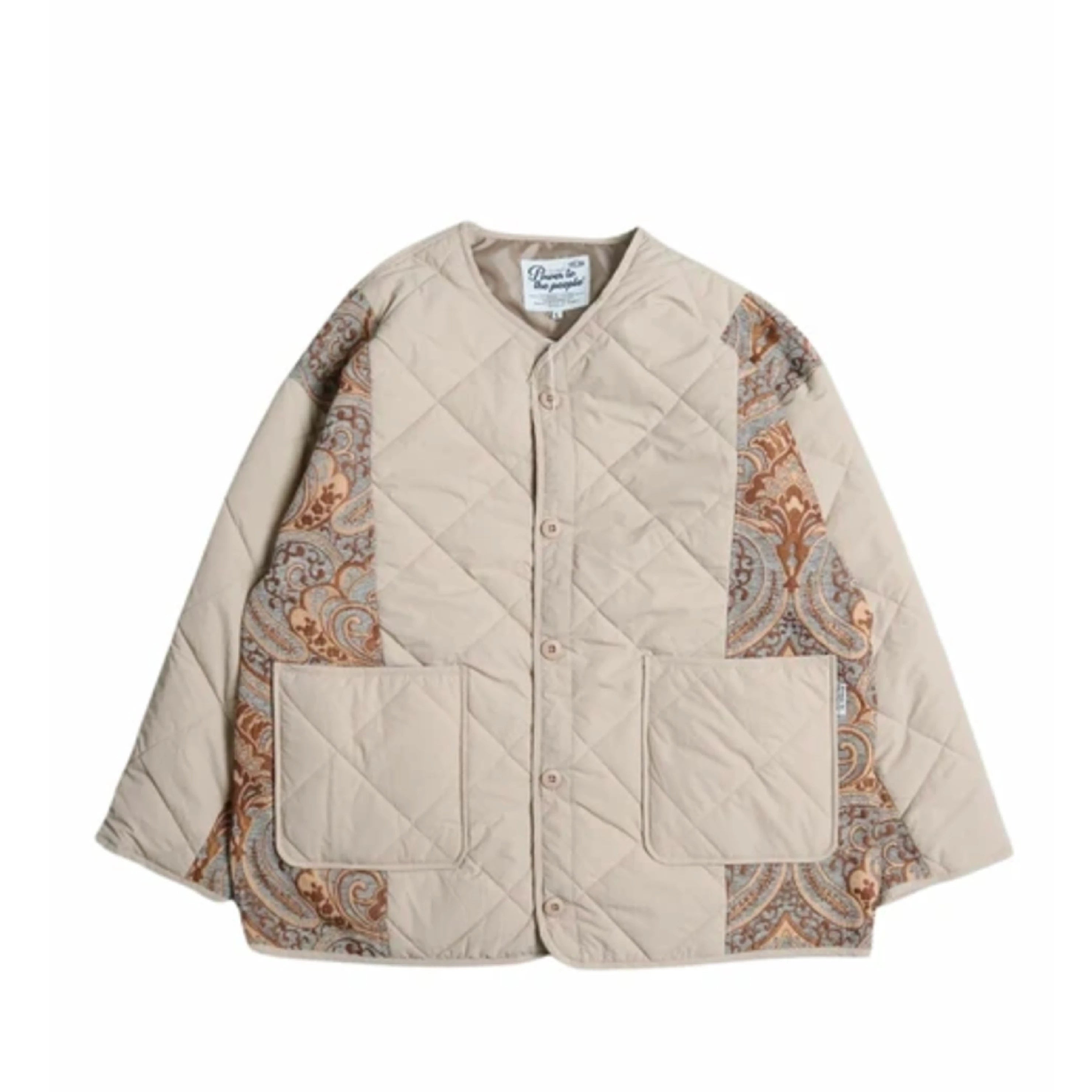 拼布夾綿外套 Patchwork Quilted Jacket - 圖 3