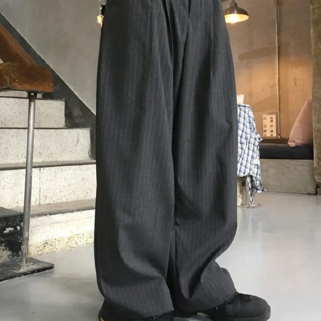 兩摺闊身西褲 Two Tuck Wide Pants