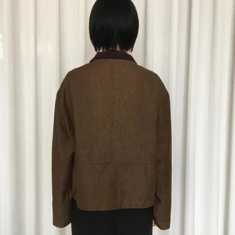 短版簡約外套 Minimal Short Jacket