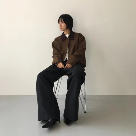 短版簡約外套 Minimal Short Jacket