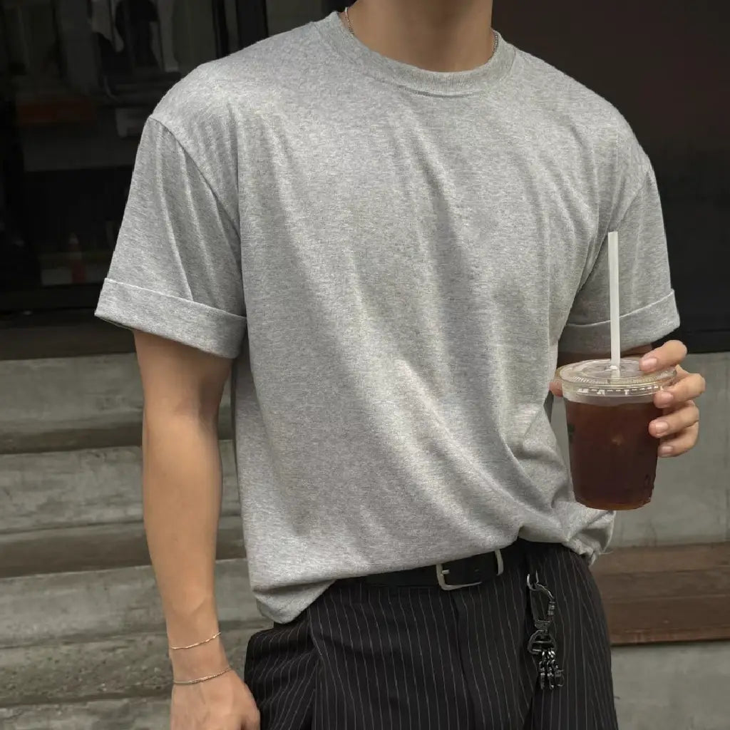 短版顯高純色T-shirt Cropped Lift T-shirt