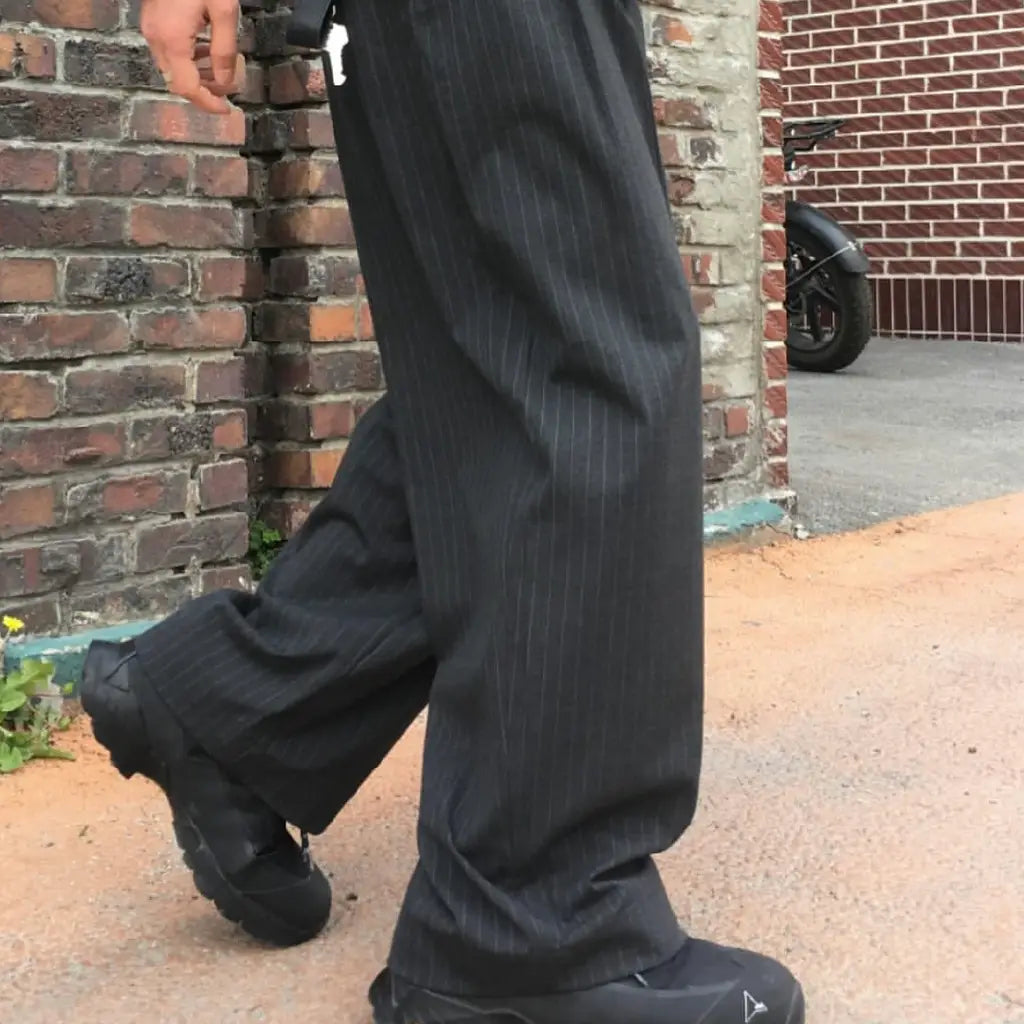 兩摺闊身西褲 Two Tuck Wide Pants