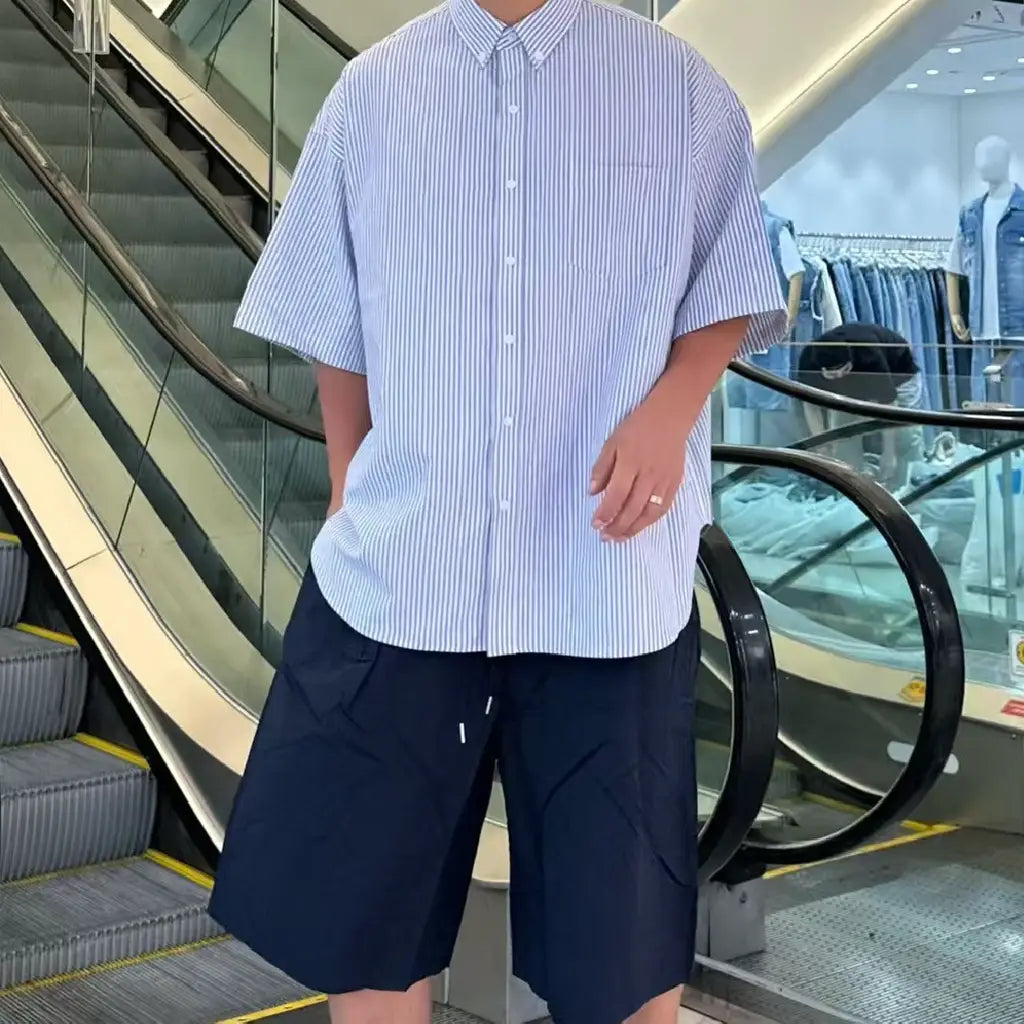 條紋寬鬆恤衫 Striped Loose Shirt