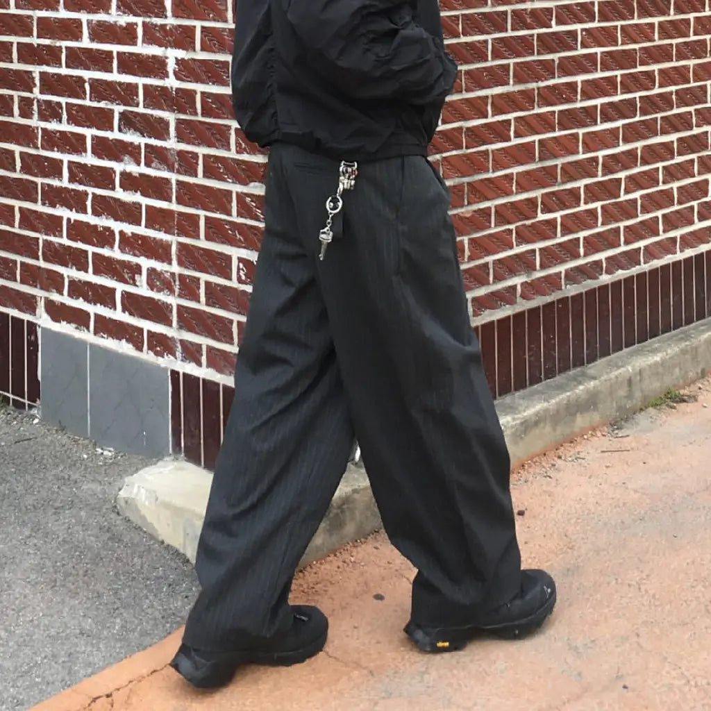 兩摺闊身西褲 Two Tuck Wide Pants