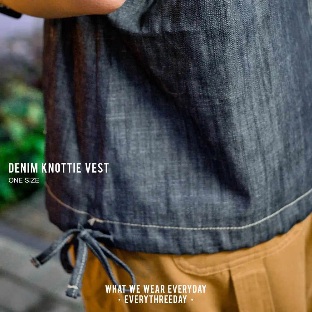 Denim Knottie Vest