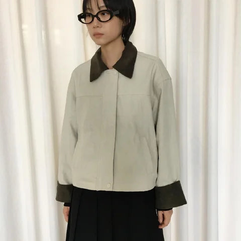 短版簡約外套 Minimal Short Jacket